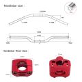 PRO Taper Universal Handlebar With Handle Risers Pack Bar Handle bar Pads Grips ALL Color Pit Pro Racing Dirt Pit Bike Motorcycle CNC 28mm Adapter For All Bikes. 