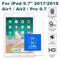 Protectors For iPad Air / Air 2 / iPad Pro 2 / iPad 5th Generation / iPad 6th Generation 9.7 2017 Screen Glass Protectors. 