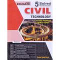 Civil Technology foe DAE Students 3rd Year 5 year Solved Past Papers. 