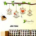 [Fundecor Monopoly] DIY wall sticker home decor birdcage branch decoration stick jm7294. 