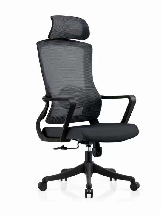 Modern Ergonomic Office Chair - Adjustable Swivel Computer Chair with Back Support, Arms, and Wheels - Ideal for Home Office and Student Study