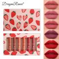 Dragon Ranee 6pcs Long Lasting Matte Lipstick 5g*6pcs  A. 