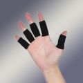 10 PCs Elastic Finger Sleeves Sport Support Brace Thumb Protector For Basketball - intl. 