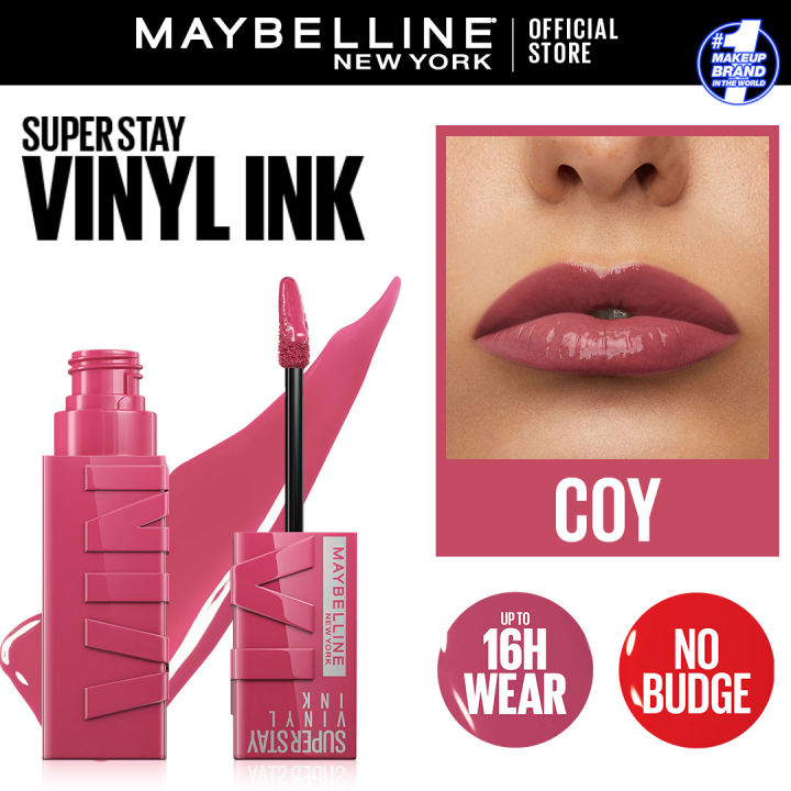 Maybelline New York - Superstay Vinyl Ink Lipstick Coy