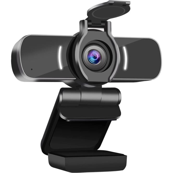 LarmTek Webcam for Pc,1080P Webcam with Webcam Cover,Usb Computer Camera with Built-in Mic for Live Streaming Gaming Calling Video Conferencing,W5,UK