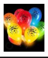 LED Light Up Glowing Balloons baloon ballon led Glow in the Dark Party Decoration Wedding Birthday - Pack of 5. 