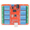 12V 8-channel Computer USB Controller Switch Relay Module PC Smart. 