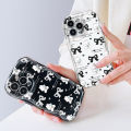UCUC for Infinix Hot 50 4G Hot 50 Pro 4G Back Cover Bow White Rabbit Cream Texture Wavy Edge Soft Silicone Phone Case. 