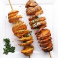 Bamboo sticks 14 inch - Pack of 50 wooden skewers for BBQ, shashlik, kabab, grilling, spirals, DIY etc. 