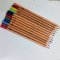 Goldfish Eco 12 Triangular Color Pencils - Pencil Color - School kids Stationery Pack of 1. 