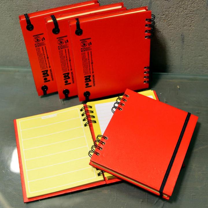 Notebook Red Pocket  4.5"x5"  by PAPERWORK