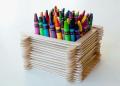 Popsicle sticks - ice cream sticks large DIY Pack of 3 bundles ( 45 sticks in each bundle ). 