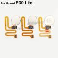 Aocarmo Home Button For Huawei P30 Lite / Nova 4e Touch ID Fingerprint Sensor Flex Cable Replacement Part. 