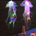 Jellyfish Light Mesh Atmosphere Jellyfish Lamp String With Battery Portable Flower Lamp Home Bedroom Decoration Hang Night Light 1Pcs. 