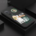 Hontinga for Huawei Nova 9 SE Back Cover New Coffee Order Cases Square Edge Liquid Silicone Phone Case. 