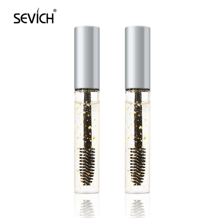 SEVICH 2Pcs Gold Foil Eyelash Growth Essence-Eyelash Enhancer Longer Fuller Thicker