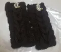 HAND MADE MITTONS, HAND WEAR, HANDMADE WOOL GLOVES, FINGERLESS GLOVES. 