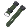 18mm Nylon Watch Strap for Casio for G-SHOCK 00H Black Green Bracelet SGW400 F91W F84 F105/108/A158/168 AE1200/1300 Men Bands. 