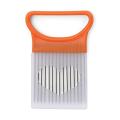 New Kitchen Gadgets Onion Slicer Tomato Vegetables Safe Fork Vegetables Slicing Cutting Tools-1. 