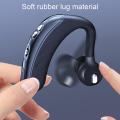 P13 Bluetooth-compatible 5.0 Earphone Noise Reduction Mini Ear Hook Wireless Headphone for Business. 