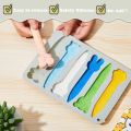 4 Pack Assorted Crayon Mold Cavities 3D Crayon Silicone Mold Triangle Crayon Mold Silicone Chocolate Making Mold. 