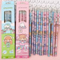 12Pcs/Set Cute Cartoon HB Standard Wooden Pencil Kawaii Capybara Student Stationery Writing Drawing Pencils School Office Supply. 
