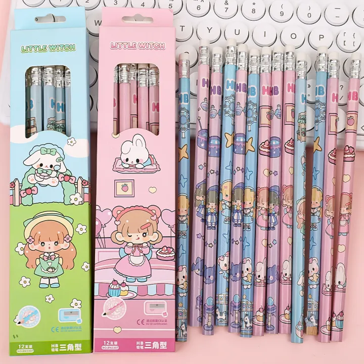 12Pcs/Set%20Cute%20Cartoon%20HB%20Standard%20Wooden%20Pencil%20Kawaii%20Capybara%20Student%20Stationery%20Writing%20Drawing%20Pencils%20School%20Office%20Supply%20-%20Image%202