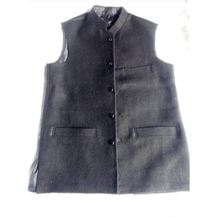 waistcoat chitral made woolen Fashionable cultural and traditional