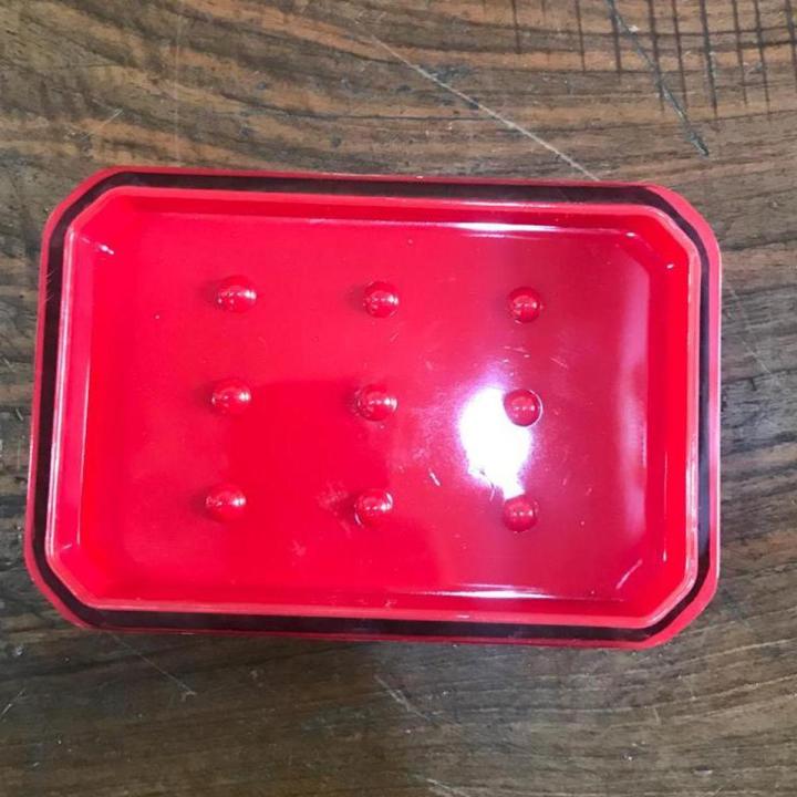 SOAP DISH / SOAP TRAY / SOAP HOLDER COLORFUL ACRYLIC SQUARE SHAPED