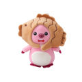 Cute Taiyaki Crossdressing Little Beaver Pendant Keychain Plush Doll Prize Claw Doll Doll Small Gift. 