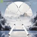 ALPSPORT New SS 4U 1PCS 100% Carbon Fiber Badminton Racket Black Racket Grip Installed White Reket ALP Racket. 