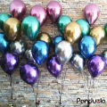 10 Pieces Metallic Balloons For Party Decoration. 