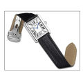 Sanda Rectangular Wrist Watches for Women Men Watches Luxury Brand Leather Quartz Clock zegarek damski 1108. 