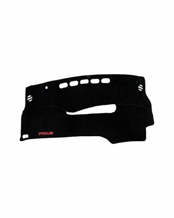 Car Dashboard Cover Carpet For Toyota Prius 1.8 - 2011 2012 2013 2014 - Black