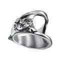 Bottle Opener Ring Sturdy Construction Anti-deform Titanium Steel Exquisite Bottle Opening Ring Party Tools for Home. 
