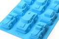 4 Design Cars 8 Cavity Silicone Mold. 