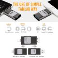 usb flash drives for iphone 14 13 12 PenDrive 64GB OTG Type C USB 3.0 Flash Drive 32G Memory Stick for Phone, MacBook, Tablet. 