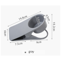 Drink Cup Holder Table Side Water Cup Shelf Office Desktop Computer Desk Fixed Cup Holder Desk Storage Clip Durable Easy Install Easy to Use. 