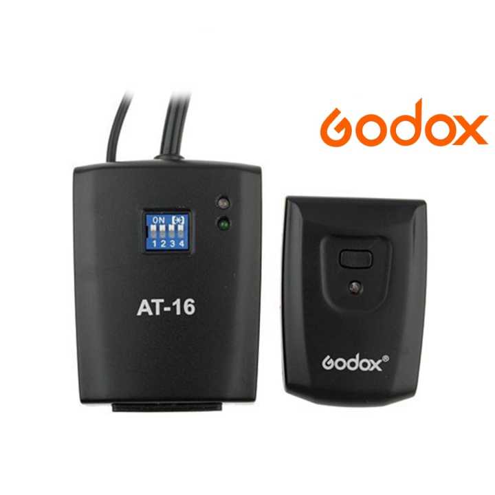 Godox AT-16 Wireless Studio Strobe Flash Trigger for Canon, Nikon, Pentax, Olympus, Samsung, 16 channel, AC Power, Sync Speed ​​1/200s