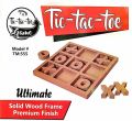 Tic Tac Toe Wooden Board Game - Traditional Board Game - Tic Tac Toe Wooden Cross Zero Game. 