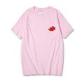 Japan Anime Akatsuki Cloud Symbols Print Men t-shirts Streetwear Short Sleeve Tshirts Men Women Oversized tee shirt homme. 