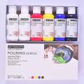 Art Rangers For Decoration Acrylic Marble Effect Gloss Finish 6 Bottles x 100ml. 