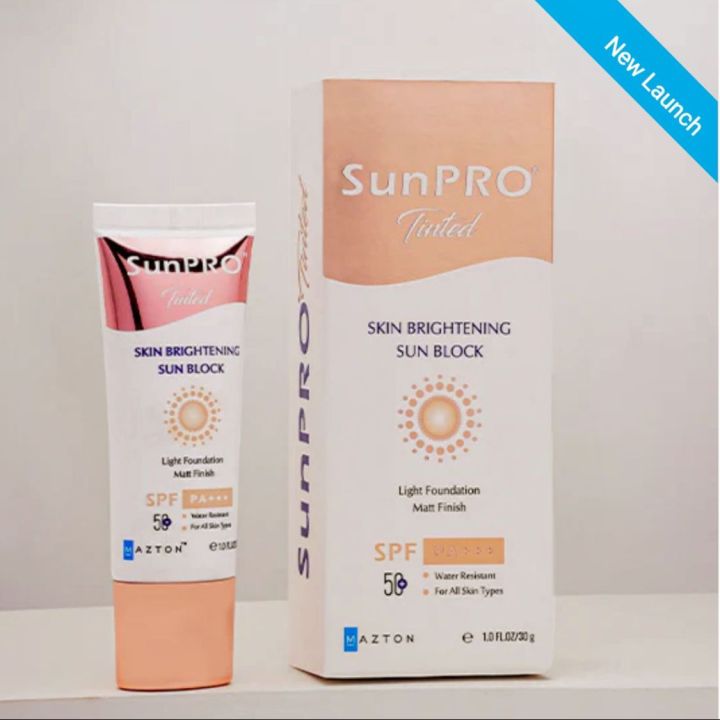 SunPro Tinted Skin Brightening Sunblock SPF50 +++