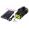 10W Camping Emergency Solar Lightning System With 3 Bulbs Set Bluetooth Speaker/FM Radio, Mobile Charging Power Bank. 