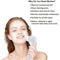 Replacement Brush Heads Facial Cleaner Brush Head For Clarisonic Mia /Mia2-white blue. 