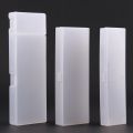 Simple Transparent Pencil Case Frosted Plastic Pencil Pens Storage Box Stationery Office Supplies. 