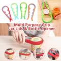 【FUN LIVE】 Hodeso Multi Purpose Grip Jar & Bottle Opener Rubber Rubber Inner Grip Anti-Slip Kit , Design Fits All Bottles Caps Premium Easy Grip Jar Opener Screw Cap Jar Bottle Wrench 4 In 1 Creative Multifunction Gourd-Shaped Can Opener Kitchen Tool. 