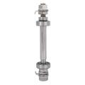 Durable Metal Bicycle Wheel Hub Axle Front Rear Solid Shaft Lever Bike Repair Tool Accessories. 