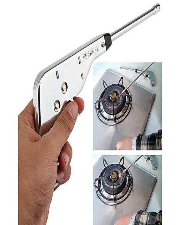 Gas Stove Lighter Steel - Silver