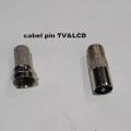 2 PcsTV and LCD/LED TV Cable Pin L Shape with 2 Connector RG6 |2 Pcs TV and LCD/LED TV Cable Pin | L Shape RG6 Connector | High-Quality Coaxial Cable Pin for Clear Signal | Durable and Reliable TV Accessories for Home and Office Use. 